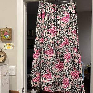ME + EM Floral Midi Skirt